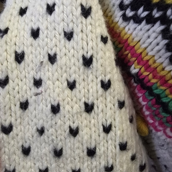 Talbots Women Sweater Pom Pom Crew Neck Petite Small Button Back - Picture 11 of 12